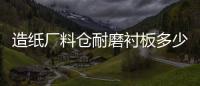 造纸厂料仓耐磨衬板多少钱